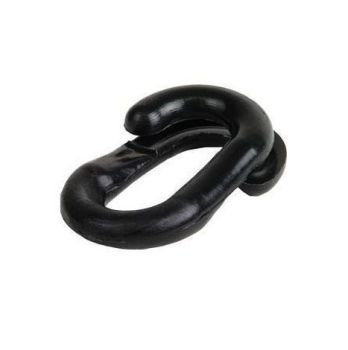 Maglia di congiunzione ad O per catena in plastica - Nero
